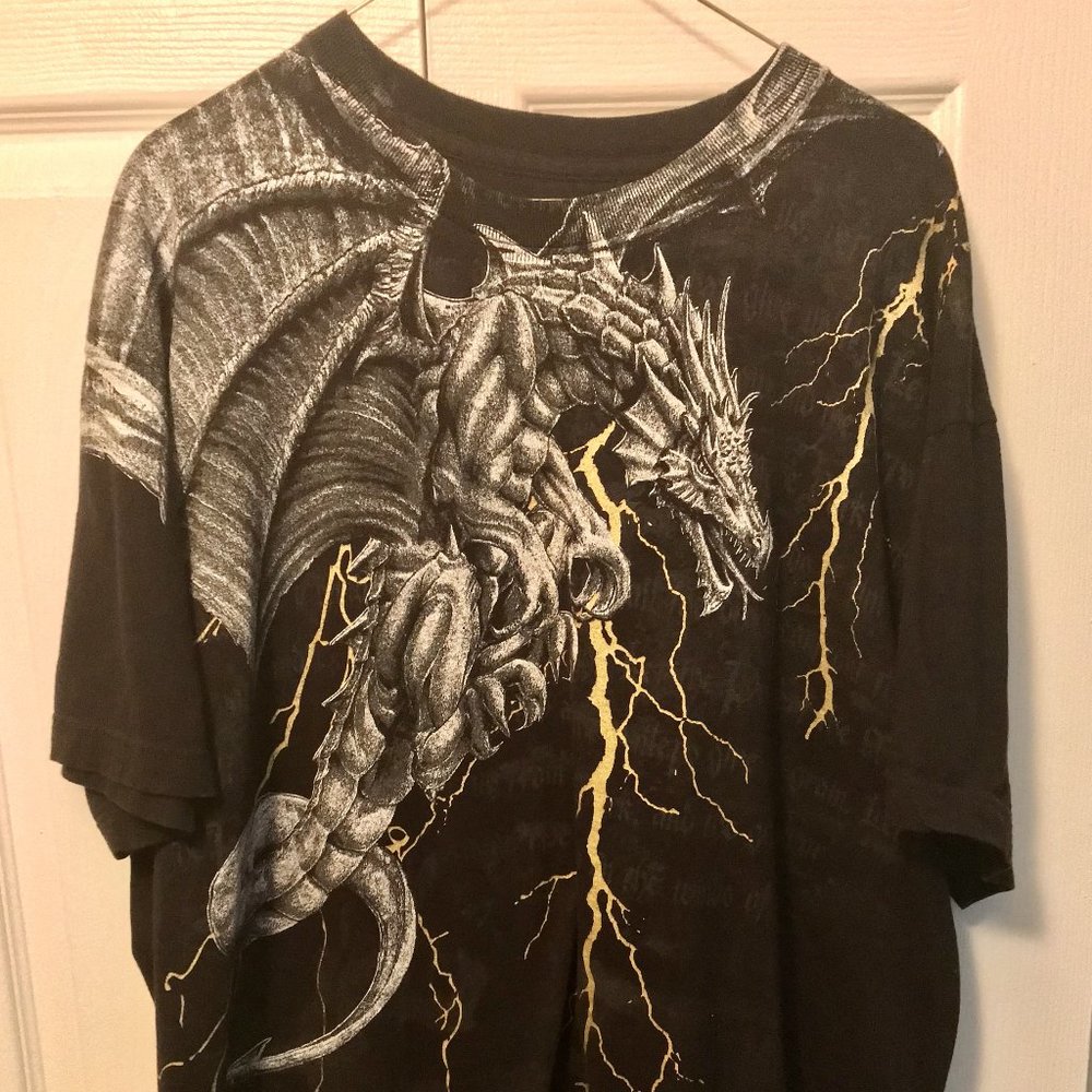 Men’s Dragon T Shirt Black